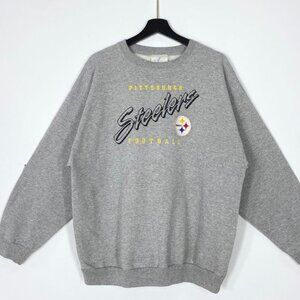 Vintage 90s Pittsburgh Steelers Football Sweatshirt, Retro Pittsburgh NFL Shirt
